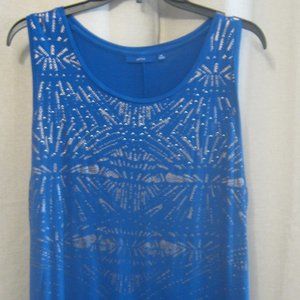 Apt 9 Tank Top with metallic design